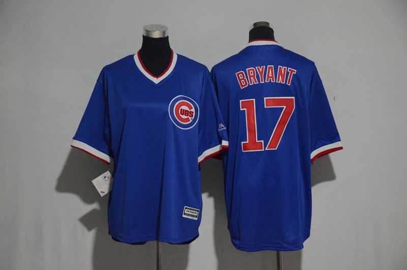 Chicago Cubs #17 Kris Bryant Blue Cooperstown New Cool Base Stitched Jersey,We sell and wholesale Chicago Cubs #17 Kris Bryant Blue Cooperstown New Cool Base Stitched Jersey on line form chian!